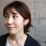 ステンレス ラウンド フープピアス 2カラー レディース バッグ ハンドバッグ 買い物かご モチーフ 丸型 ふっくら 曲線 艶感 大人可愛い おしゃれ 個性的 シンプル カジュアル きれいめ 上品 耳元 両耳用2点セット