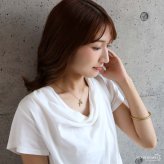 ステンレス 誕生石とパヴェクロスのネックレス 12タイプ ハート ゴールド レディース 小豆チェーン ペンダント 十字架 カラーストーン 華奢 きれいめ 大人可愛い 繊細 上品 重ね付け アクセサリー 金属アレルギー対応