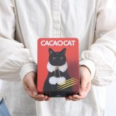 CACAOCAT カカオキャット ミックス缶 14個入り RED NR-03857 ボンボンショコラプレミアムチョコレート/アソート/ギフト プレゼント/北海道/クリスマス/バレンタイン/かわいい猫チョコ/ねこ/DADACA/