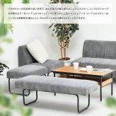 NOVEMBER ベンチ用替えカバー NVC-B ヴィンテージ カジュアル 角型 スチール クール W 1130 × D 385 × H 120（mm）