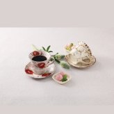 金彩赤椿　碗皿 陶器 美濃焼 やきものの里から、暮らしを贈ります。　ギフト 食器 セット テーブルウェア