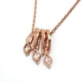 スワロフスキー swarovski ネックレス Dragon & Phoenix 鳳凰の尾 カイトシェイプ 5675826 ペンダント アクセサリー レディース ローズゴールド+ホワイト 海外正規品
