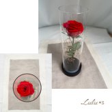 プリザーブドフラワー バラ 薔薇 ローズ 一輪 アクリルドーム ガラスドーム風 プレゼント ギフト 誕生日 記念日 プロポーズ 告白 結婚祝い 還暦 母の日 敬老の日 ホワイトデー クリスマス 彼女 妻 女性 サプライズ 贈り物 退職祝い お祝い 花 赤 かすみ草 アーティフィシャルフラワー 専用ボックス ケース付き インテリア 卓上 枯れない花 ブリザードフラワー ウエディング おしゃれ