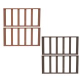 フェンス 人工木ウッドデッキ ecofeel エコフィール ストレートフェンス2枚組 PWDE-ST-2P 樹脂製 縁台 縁側 DIY キット ウッドテラス セット ウッドパネル 腐らない 屋外 新築 外構 ベランダ 本格的 おしゃれ 完成品 ガーデン 新生活