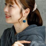 【在庫限り】ピアス 金属アレルギー サージカルステンレス フック 落ちない 引っかからない 外れにくい フックヒョウ柄 フェイクファー ボール 秋冬 おしゃれ 揺れる