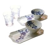 ウェッジウッドWEDGWOOD　ストロベリーブルームSTRAWBERRY BLOOM　INDIGO　インディゴ、　アニュアルANNUAL  TUMBLERタンブラー 2027 　６ピースセット【ブランド食器セット】【御結婚御祝・内祝・新築御祝・還暦御祝・御礼・寿・ギフト包装可能】