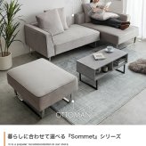 2人掛けカウチソファ カウチソファ ソファー オットマン ユニット 組み合わせ セット ロー フロア クッション付き オットマン付き アームレスト 肘付き 2人掛け 二人用 ごろ寝 ベロア ベルベット風 モダンや海外インテリアとも相性抜群で ポリエステル
