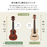 初心者でも始めやすい ウクレレ 12点セット 21インチ(ソプラノ)
