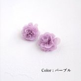 ヘアクリップ お花 2個セット 通販 日本製 Rora セシリア 髪留め 髪飾り キッズ 子供 女の子 フラワー 透け感 かわいい おしゃれ 可愛い 浴衣 夏祭り 甚平 ヘアアクセサリー フォーマル 結婚式 発表会 入学式 卒園式 キッズファッション