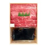 なだ万 監修 黒毛和牛 モモ 肩ロース すき焼き用 400g 割下付き ギフト 牛肉 冷凍 鍋料理 セット 老舗料亭の味
