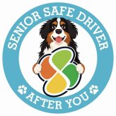 カーサイン 高齢者マーク SENIOR SAFE DRIVER バーニーズマウンテンドッグ ステッカー シール 直径13cm 肉球 日本製 車