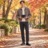 LANVINenBlue ランバンオンブルー 折り財布 財布 ウォレット アドニス 二つ折り財布  メンズ 普段使い 牛革 レザー