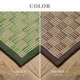 夏ラグ 夏用カーペット い草カーペット 裏貼り 若月 約382×382cm 本間 8畳 8帖 敷き詰め 柄上敷き 花ござ い草ラグ 和モダン 市松模様
