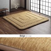 こたつ敷き布団 こたつ布団 長方形 小さめ 撥水ラグ ふっくらタイプ 約130×190cm こたつ敷布団 こたつ敷きマット コタツ敷布団 こたつマット 冬用敷物 こたつ用敷布団 敷き布団単品 こたつ用品 あったか リビング 和室 敷きふとん 冬物 寝具