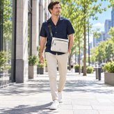 LANBINenBlue ランバンオンブルー ショルダーバッグ ドレッセ ショルダー 斜め掛け 普段使い 使いやすい シンプル メンズ ギフト プレゼント ブラック 515112