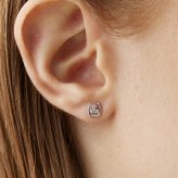 【無料ラッピング】  カナルヨンドシー Canal 4℃ ピアス K10 ホワイトゴールド ピアス キュービックジルコニア レディース ブランド 正規品 新品 ギフト プレゼント 人気 おすすめ 誕生日 記念日 クリスマス 送料無料
