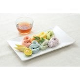 三輪そうめん小西 みわのにじ お名入れ [26-7032-014] NPR-20B 手延べそうめん 7色のそうめん 詰め合わせ セット 木箱入り 手延べ 素麺 カラフル 常温 保存食 出産内祝い 内祝い お返し お礼 ギフト