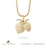 ハワイアンジュエリー ネックレス シルバー925 ココナッツ イエローコーティング キュービックジルコニア ラッピング チェーン 長さ 選べる aumakua 敬老の日 【品番：CG-263-11-02】