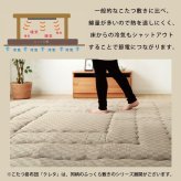 こたつ布団 単品 ふっくら 日本製 格子柄 シンプル 長方形 約205×345cm 格子柄のシンプルな日本製こたつ布団 ポリエステル 綿 こたつ掛布団 こたつふとん コタツ掛け布団 コタツ掛布団 こたつ用品 冬用 冬物 寝具 寝室用品 インテリア 肌触り