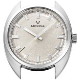 ミナセ MINASE 腕時計 本体 メンズ 自動巻き MASTER CRAFT J3 マスタークラフト J3 ベージュ文字盤 J3-NBE