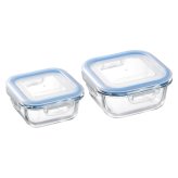 レッシュ 耐熱ガラス容器2Pセット  ／保存容器・キャニスター 保存容器・調味料入れ キッチン用品 お中元 御中元 ギフト 暑中 残暑 お盆 初盆 新盆 お供 御供 ギフト 2026 送料無料 ギフト プレゼント プチギフト 内祝い 快気祝い 出産祝い 結婚祝い 引出物 新築祝い お返し