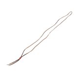 ビーズ 約5mm 100粒 ホワイトハーツ ダークレッド(濃赤色) 鹿革紐 約2mm×1000mm セット 手作りキット パーツ ハンドメイド チェコ産 parts72set