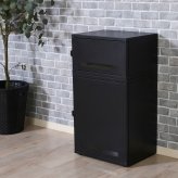 スチール宅配ボックス Luca ホワイト・ブラック 2色展開 郵便ポスト メールボックス 玄関 屋外 おしゃれ シンプル 新生活 家具 インテリア 不二貿易