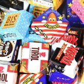 お菓子 詰め合わせ ハロウィン袋 チロルチョコ（バラエティ・ミルクヌガー）20粒 袋詰め (omtma9369z)