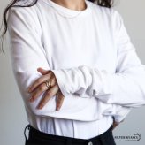 ステンレス ニュアンスリング ごつめ 不規則 3連 コンビカラー メタルリング オープンリング ワイドリング ゴールド シルバー 指輪 太め 大きめ お洒落 幾何学 個性的 マルチ ミックス レディース 女性 金属アレルギー対応