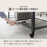 ヴィンテージ風 テーブル センターテーブル 幅75cm 食卓 デスクリビングテーブル キャスター付き 可動式 ブルックリンスタイル ミドルタイプ 木目 ブラウン 収納 家具 棚 収納棚 おしゃれ シンプル リビング収納 寝室 新生活