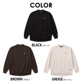 KANGOL カンゴール スウェット トレーナー メンズ レディース kpmc-10374 裏起毛 モックネック プルオーバー ハイネック 袖刺繍 ロゴ カンガルー ビッグシルエット ストリート ヒップホップ ダンス カジュアル M L XL 2026FW Karlas 別注