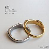 ステンレス 細身 印台リング シンプル ゴールド 18K GP シルバー シグネットリング レディース 女性 指輪 金属アレルギー対応