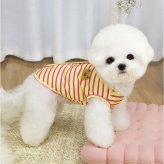 犬の服 通販 ペットウェア ベスト 背中開きベスト スナップボタン留め 防寒対策 クマさんワッペン 暖かい防寒着 着せやすい犬服 伸縮性抜群 防寒 あたたかい かわいい カワイイ ストレッチベスト 伸縮 犬服