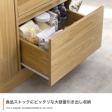 食器棚 キッチン収納 コシーナ レンジ台 ラック キッチンボード カップボード 収納 カウンター 皿 鍋 台所 コンセント付き 2口 家電 大容量 置き台 ワゴン ダイニング 食器入れ 米びつ スライドトレー 可動棚 扉 引き出し：