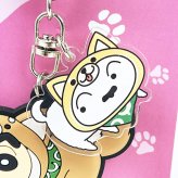 クレヨンしんちゃん 柴犬 ラバーキーホルダー