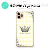 iPhone11ProMax iPhone11pro max スマホケース ハードケース 王冠 黄 メンズ レディース nk-i11pm-1454