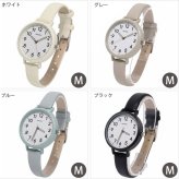 腕時計 オーソン MKL2329 MKL2330 定形外 送料無料 Sサイズ Mサイズ レディース ユニセックス 時計 ウォッチ  合皮ベルト おしゃれ 通勤 通学 ギフト ペアウォッチ