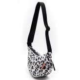 HUNTER ハンター ORIGINAL WOMENS SNOW LEOPARD SLING BAG ショルダーバッグ レディース スリングバッグ クロスボディバッグ 斜めがけ ヒョウ柄 レオパード スノーレオパード グレー ブラック HXRU0020262LD