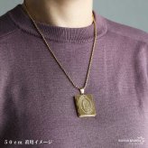 ステンレス ロケットネックレス ロケットペンダント マリアネックレス 写真 記念 思い出 ハワイアンネックレス ロープチェーン ゴールドネックレス 18KGP ピンク シルバー 聖母 男女兼用 金属アレルギー対応