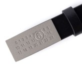 エムエム6 MM6 NUMERIC BELT MINI ミニ ニューメリック カーフスキン ベルト SA5TP0011 P9441 レディース ファッション小物 ブラック