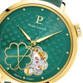 ピエールラニエ PIERRE LANNIER レディース 腕時計 自動巻き エスペランサ ESPERANCE 35mm P147K577 ラウンド 革ベルト グリーン