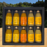 3種類の柑橘ストレートジュース（みかん・せとか・河内晩柑）200ml ギフト箱 愛媛県産【贅沢な果汁100％】送料無料