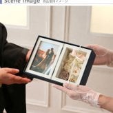 プリザーブドフラワー ナチュラルフラワーフォトボックス【フォトフレーム 写真 結婚式 両親贈呈 プレゼント ギフト】【メッセージカード無料】 