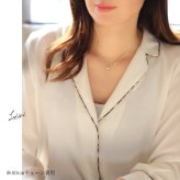 ハワイアンジュエリー ネックレス シルバー バレル ペアネックレス 2本セット カットアウト チューブ シルバー ピンク コーティング シルバー925 大人 長さ選べる カップル 夫婦 プレゼント ハロウィン 【品番：CG-SP3236-3237P】