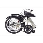 マイパラス 16インチ折りたたみ自転車 サンドベージュ 折りたたみ自転車 コンパクト収納 サイクリング【北海道・沖縄県・離島 配送不可】