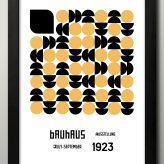 日本製 バウハウス BAUHAUS ミッドセンチュリー A3 サイズ ポスター アート おしゃれ 絵画 インテリア 北欧 イラスト マット紙 艶消し アートパネル 額 フレーム デザイン 壁掛け ギフト 新築祝い ディスプレイ  速達 送料無料