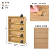 収納家具 ラック コミック 本棚 幅60cm 単品 奥行17cm コミック約156冊 オープン スリム 壁面収納 書斎 文庫本 DVD CD 書類 雑誌 絵本 漫画 整理 スッキリ収納 木目調 リビング収納 ウォールシェルフ マガジン 収納 一人暮らし