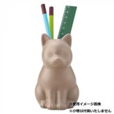 フラワースタンド ペン立て マメシバ 豆柴 雑貨 置物 磁器 インテリア おしゃれ かわいい デスク周り 収納 花瓶 一輪挿し 柴犬 グッズ プレゼント ギフト 贈り物 セトクラフト