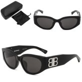 バレンシアガ サングラス BALENCIAGA BB0324SK-014 サングラス アジアンフィット ブラック グレー メンズ レディース ユニセックス