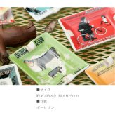 古き良きレトロポスターのような ポーセリンアッシュトレイ 灰皿 磁器 キートレイ アクセサリートレイ インテリア雑貨 かわいい レトロ プレゼント ギフト 男性 父 女性 母 飾り インテリア 誕生日 母の日 父の日 クリスマス 敬老の日 無料ラッピング